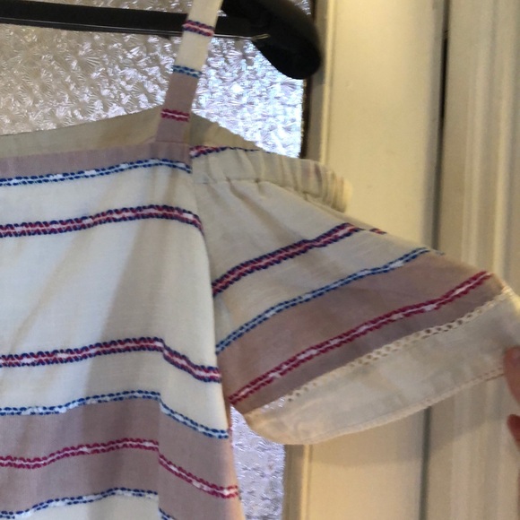 New Pea in the Pod Maternity cold shoulder shirt - Picture 4 of 5